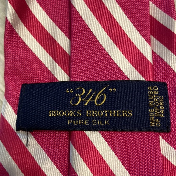 Brooks Brothers 346 Man Tie pure silk tie BNWOT - Picture 7 of 9